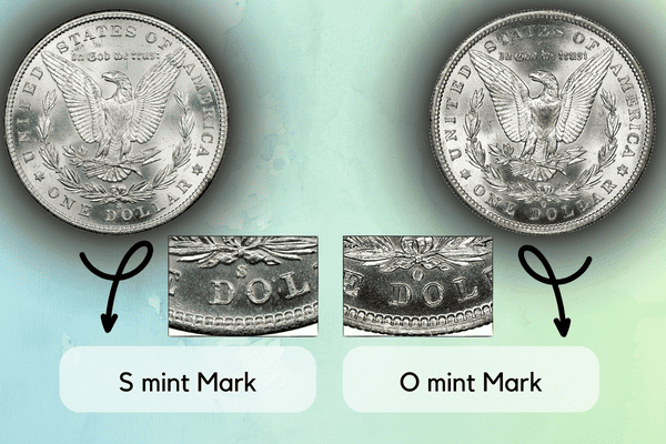 1899 Silver Dollar Mint Mark