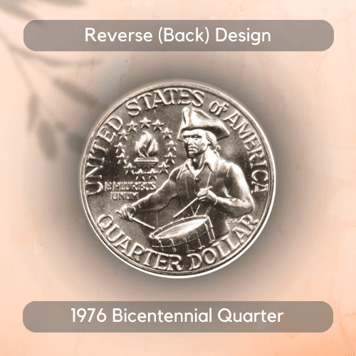 1976 Bicentennial Quarter Reverse