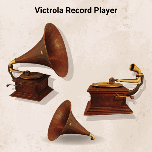 Antique Victrola Record Players