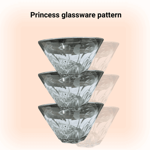 Princess glassware pattern