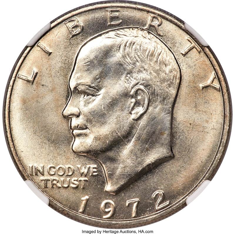 1972 Eisenhower Dollar Specimen, MS66 Type Two