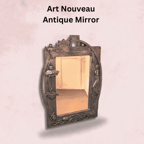Antique Art Nouveau Mirror