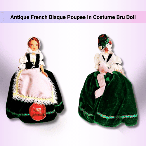 Antique French Bisque Poupee In Costume Bru Doll