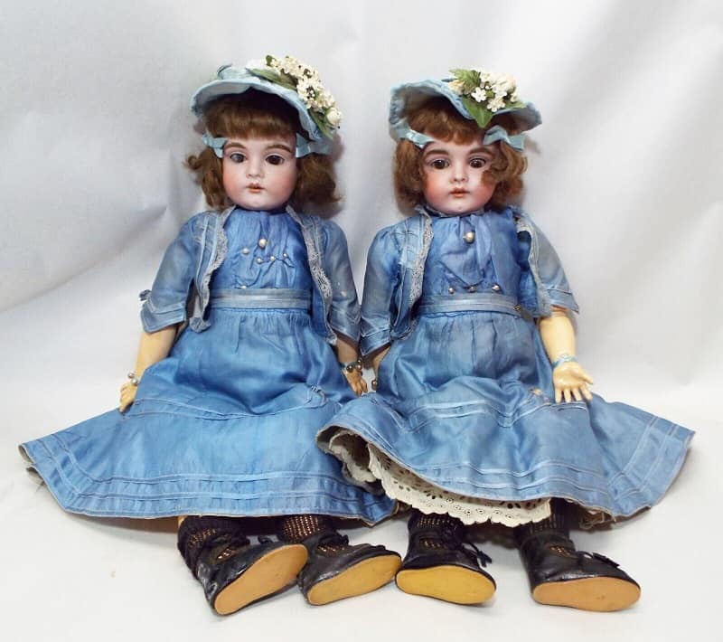 Antique Kestner Made in Germany 164 Bisque Doll Twins