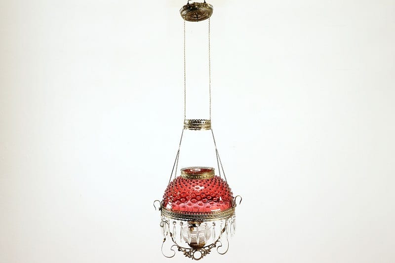 Bradley & Hubbard Hanging Oil Lamp