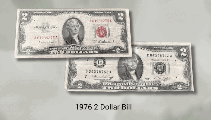 Evaluating A 1976 2 Dollar Bill