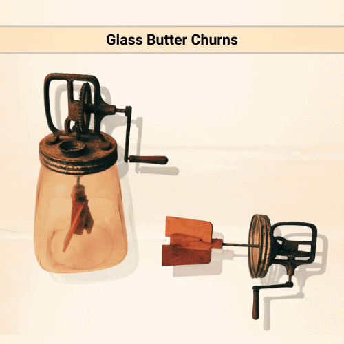 Glass Butter Churns