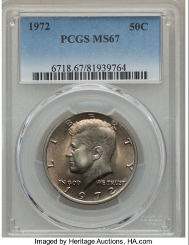 Half Dollar Value - sold for $780 at auction