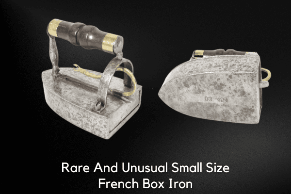 Antique Irons Value - Rare and Unusual Small Size French Box Iron