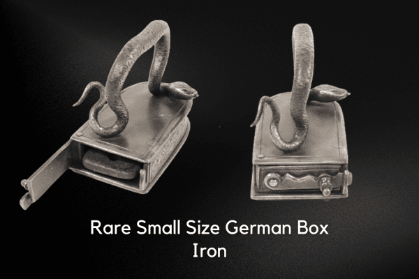 Antique Irons Value - Rare Small Size German Box Iron