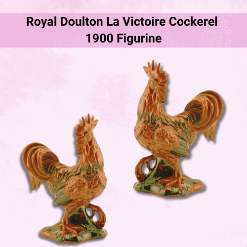 Royal Doulton La Victoire Cockerel 1900 Figurine