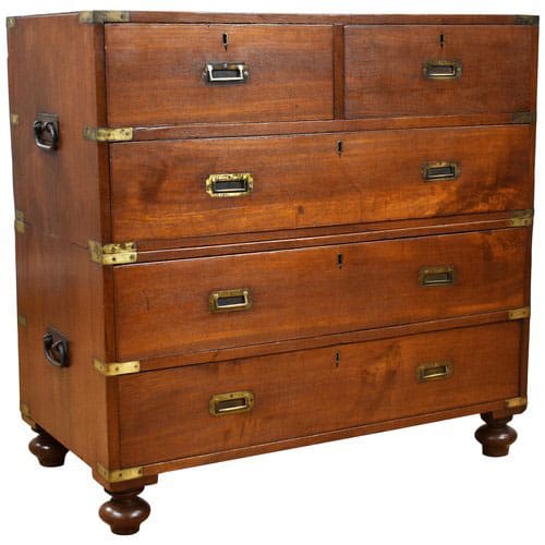 The George III Brass-Bound Mahogany Campaign Chest