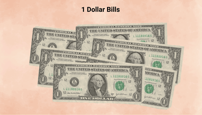 1 Dollar Bills
