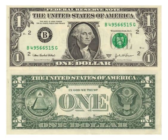 $1 bill