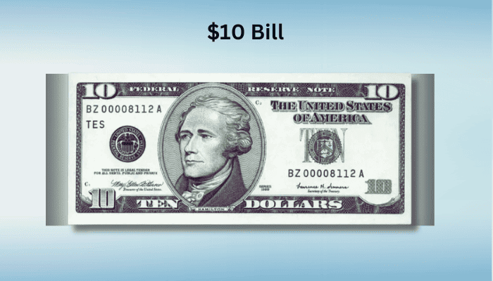 $10 bill