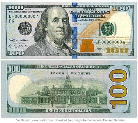 Do All 100-Dollar Bills Have A Blue Stripe?