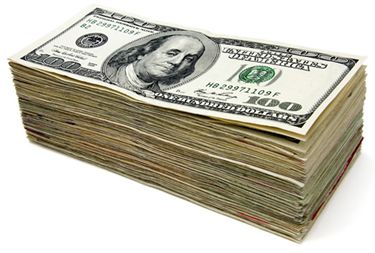 1 Million Dollars In 100-Dollar Bills
