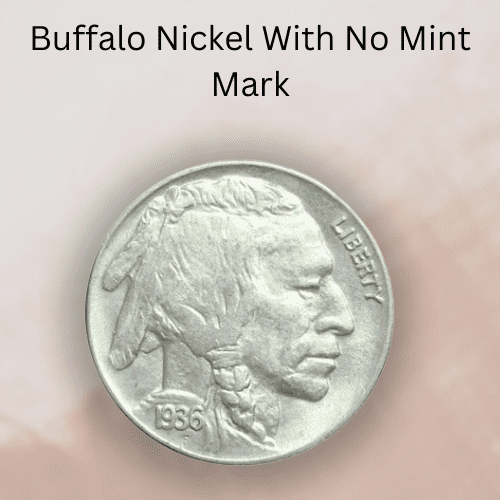 1936 Buffalo Nickel With No Mint Mark