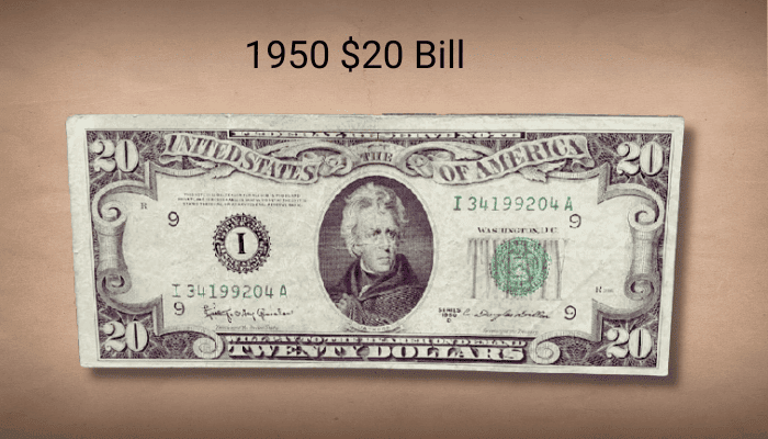  1950 20 Dollar Bill