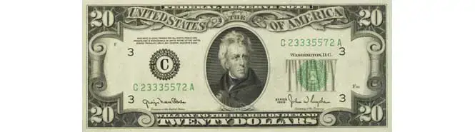1950 $20 bill