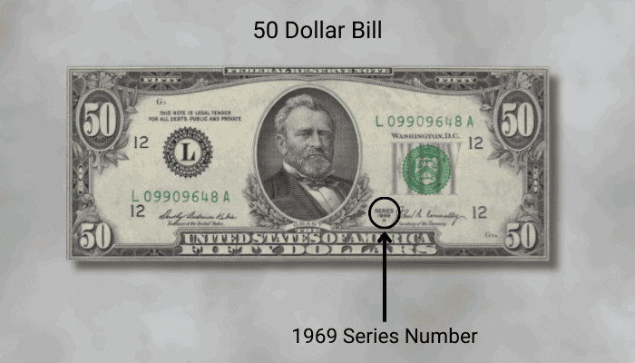  1969 50 Dollar Bill