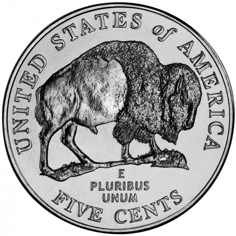 Rare 2005 Buffalo Nickel With Upside-Down Stamp