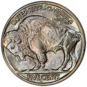 Buffalo Nickel reverse side