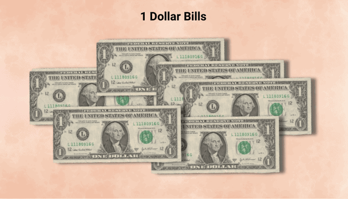 Depositing 1 Dollar Bills