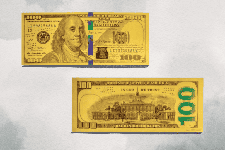 The Mysterious Gold 100-Dollar Bill And Its Origins