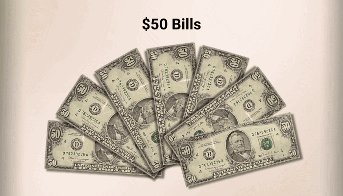 Patterns Of $50 Bills