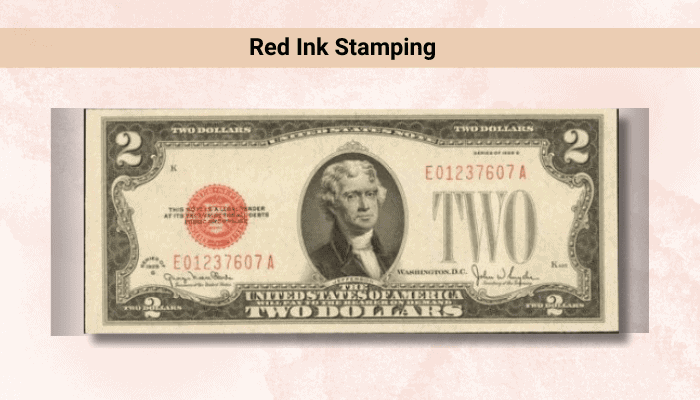 Red Ink Stamping