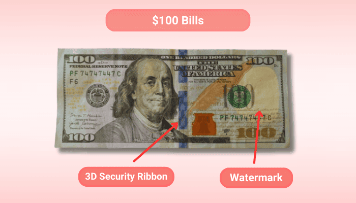 Security Features And How To Spot Counterfeit 100 Dollar Bills