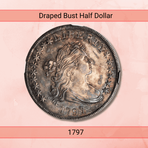 1797 Draped Bust Half Dollar MS65