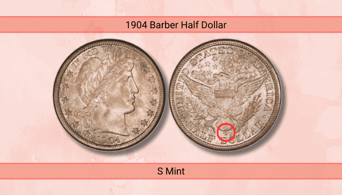 1904 S Barber Half Dollar-