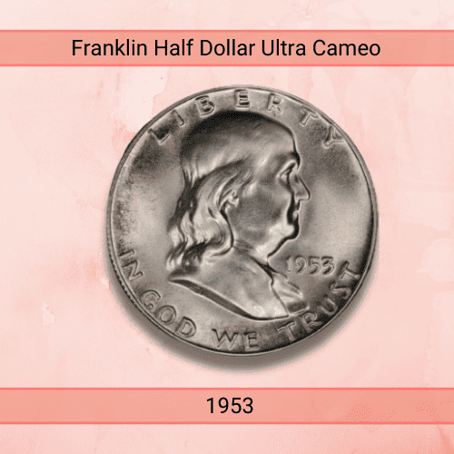 1953 Franklin Half Dollar Ultra Cameo