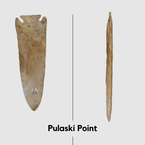 Valuable And Rare Arrowheads - Pulaski point