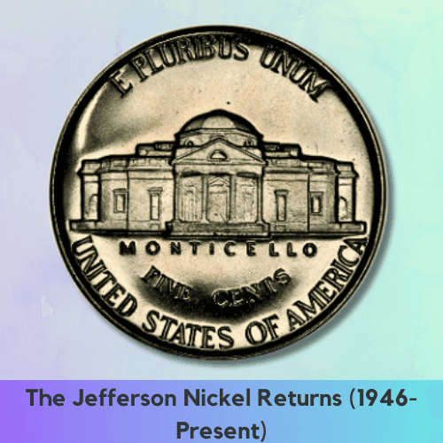 Jefferson Nickel reverse