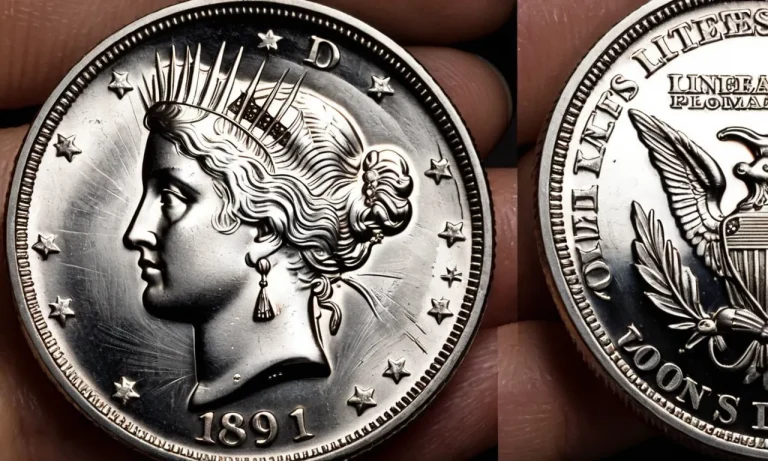Where Is The Mint Mark On A 1891 Silver Dollar